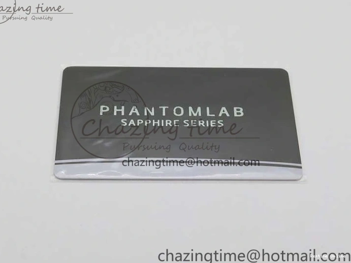 0128 Submariner Phantomlab Transparent KZF Best Edition Blue Fruit Dial on White Rubber Strap VR Classic 2563